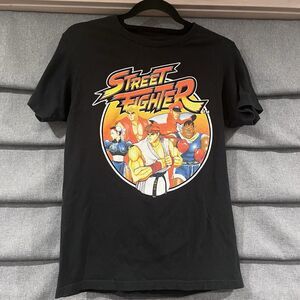 Street Fighter Classic Video Game Small Black